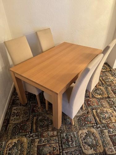 Oak dinning table - dinning, 4
