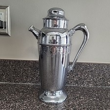 Vintage Chrome Plated Art Deco