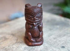 Vintage Bear Mother Totem Haida Figurine Native Canadian