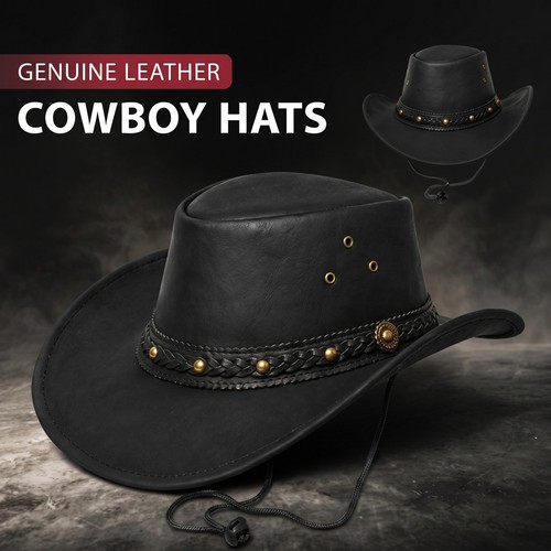 Real leather cowboy - real, for