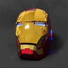 AUTOKING Iron Man MK5 Helmet Voice-controlled Mask English Open-close Light-up