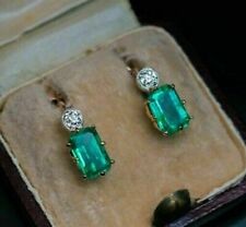 Vintage Style 3.Ct Emerald &
