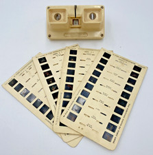 Vintage Lestrade Simplex Stereoscope Viewer With 4 Lourdes Cards (#1,4,7&14) L13