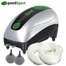 PondXpert Small Pond Air Pump and Hose/Stones 210L/h Fish Koi Ponds up to 1500L