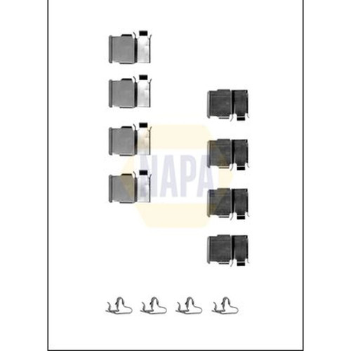 Napa brake pad accessory - brake,