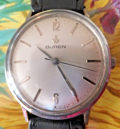 Fine 1965 buren silver dial - fine,