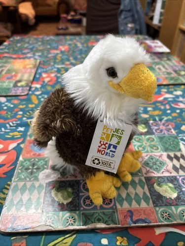 Petjes world eagle bird plush - world,