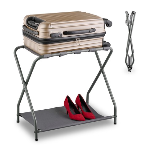 Folding metal luggage - metal,