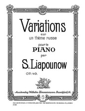 Variations op. 49 piano