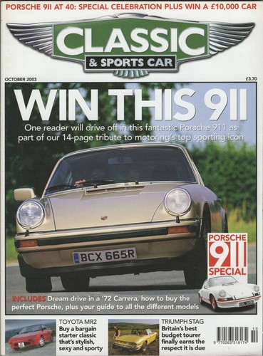 Classic sports car - &, magazine