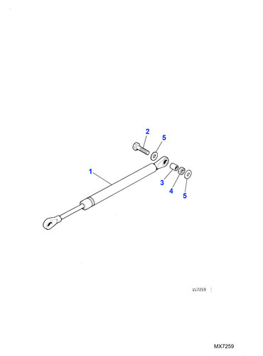 Jaguar genuine gas strut stay - jaguar,