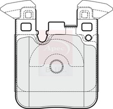 Brake Pads Set fits BMW 116D