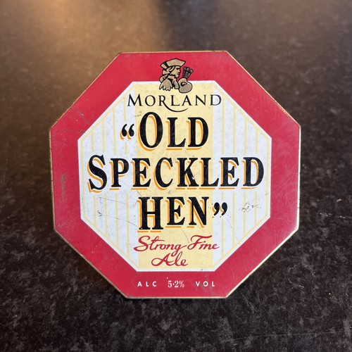 Old speckled hen beer pump - old,