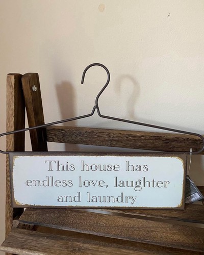 Laundry room hanging sign - laundry,