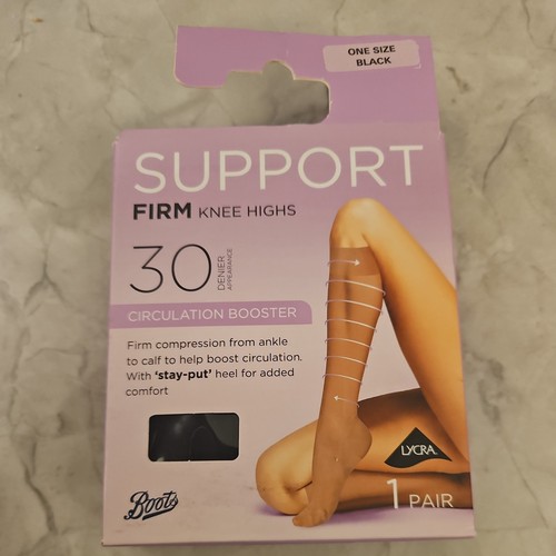Boots support sheer firm knee - sheer,