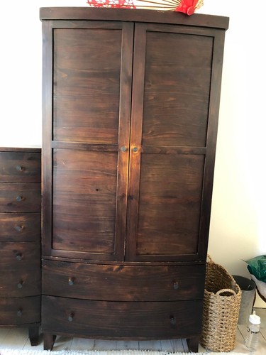 Wardrobe bed frame and - wardrobe,, bed-frame,