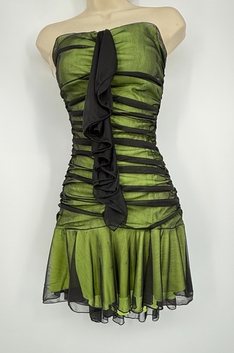 Y2k green ruched - y2k, mini