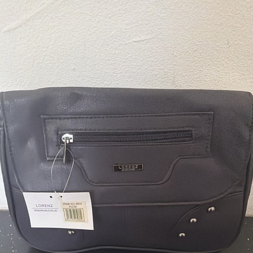 Lorenz plum leather medium - plum,