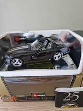 Bburago Black Dodge Viper RT/10 1993 -Gold Collection-1:18 Diecast Model- Boxed