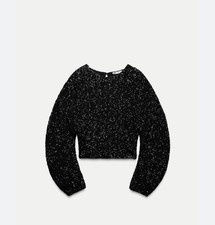 Brand new - ZARA black sparkly