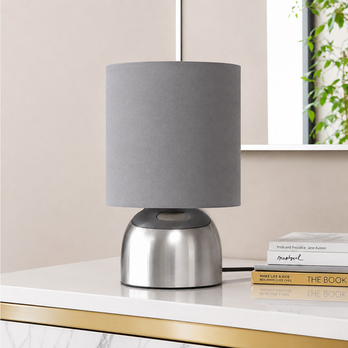 One lamp drum touch table - one, of