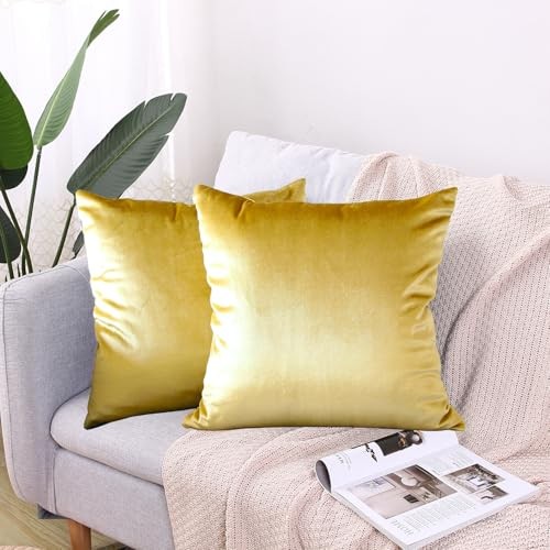 Cxtai golden velvet cushion - velvet,