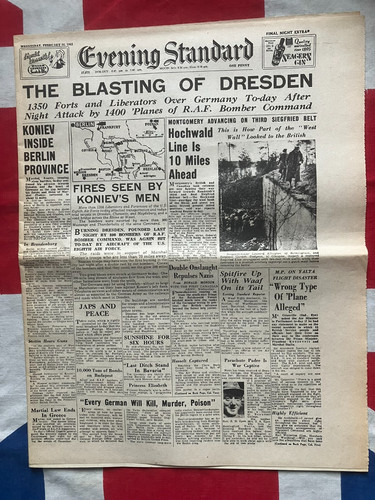 Ww2 newspaper copy 1945 raf - 1945,