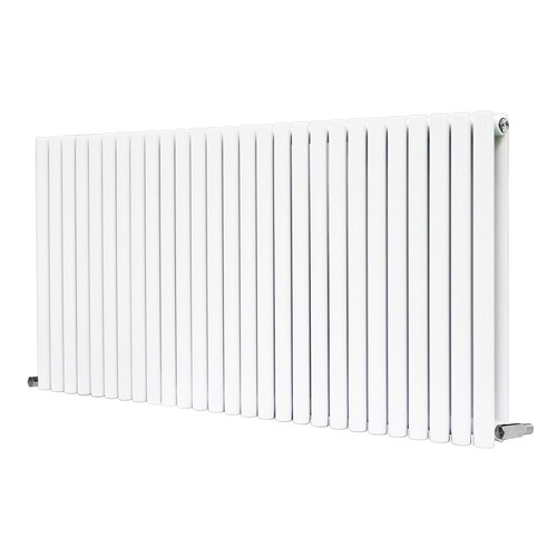 Designer radiator white double - white,