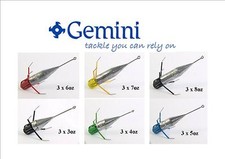 3 x Gemini Breakout Sinker Sea Fishing Lead Weights All sizes