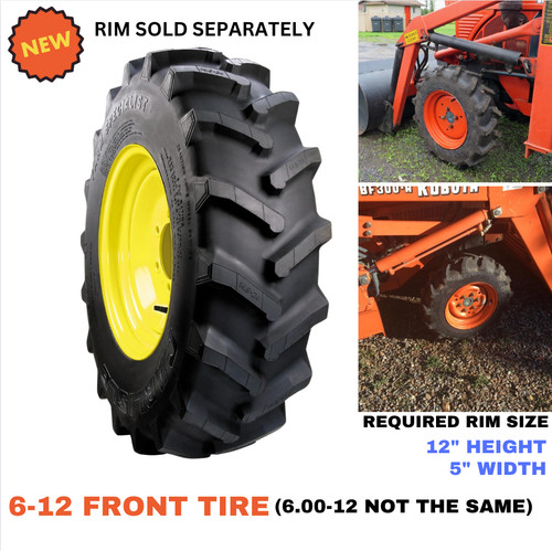 Front tire for - for, kubota