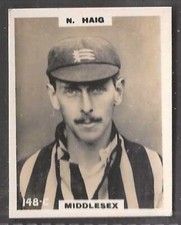 PINNACE CRICKET 1924 (KF198)-#148- MIDDLESEX - HAIG 