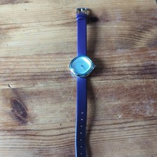 Pandora Ladies Watch with purple leather strap in Excellent Condition