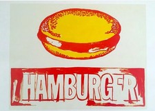 Andy warhol hamburger medium - hamburger,