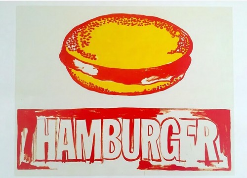 Andy warhol hamburger medium - andy,