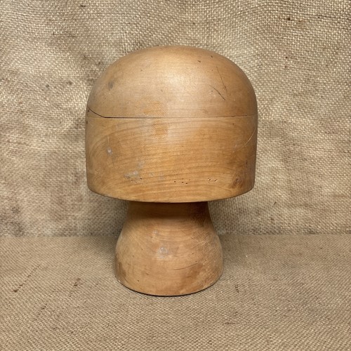 Vintage wooden millinery hat - wooden,