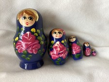 Russian nesting dolls x5 largest only 3” high