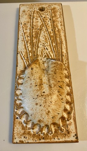 Studio pottery wall pocket - studio,