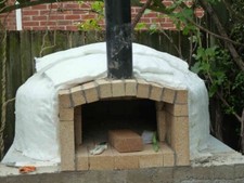 Wood Fired Pizza Oven Kit Fire