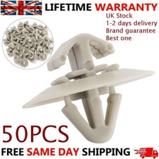 50Pcs For VAUXHALL VIVARO SIDE DOOR MOULDING TRIM CLIPS EXTERIOR PANEL PLASTIC