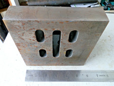 Angle plate slotted, heavy