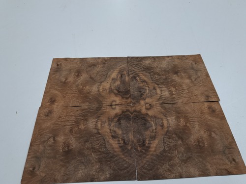 Burr walnut veneer 4 - 4, natural