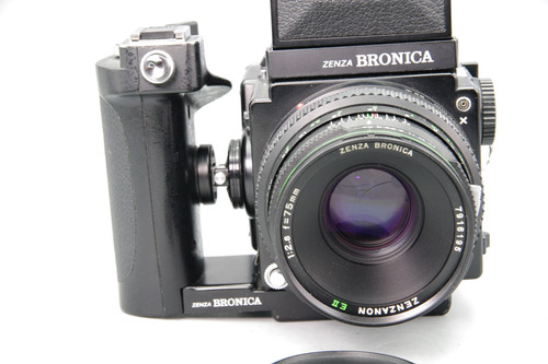 Bronica etrs camera with 75mm - bronica,