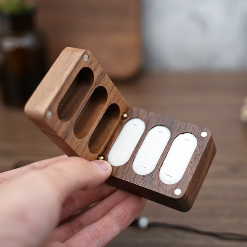 Wooden engagement ring storage - wooden,