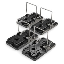 NOPE Rat & Mouse Snap Trap (4-Pack) Super-Strength, Humane for Indoor & Outdoor