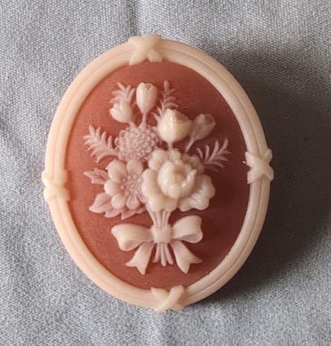 Vintage oval cameo - cameo, style