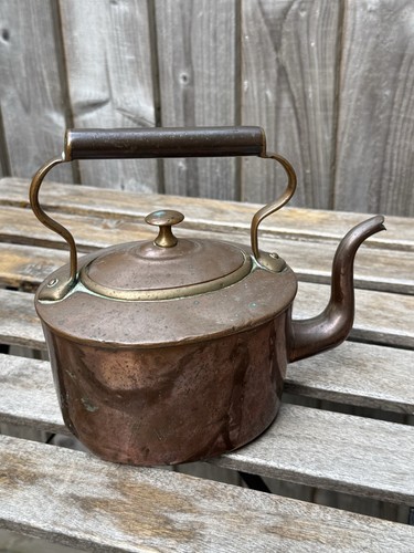 Antique victorian copper tea - antique,