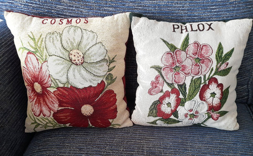 Past times floral cushions - 2x,