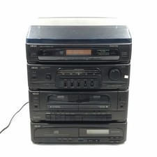 AKAI HiFi Midi Stereo System Turntable Tuner CD Cassette Amp Vintage Faulty