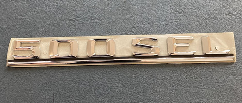 Mercedes benz chrome rear lid - mercedes-benz,