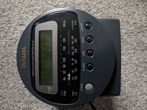 Aiwa a34 clock radio - clock,